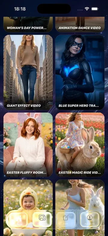 Video efektleri kütüphanesi